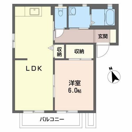 シャーメゾン東小羽山の物件間取画像